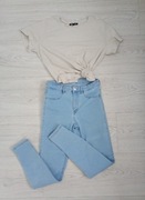 Komplet Sinsay Spodnie skinny t-shirt rozmiar L/XL
