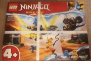 Klocki LEGO Ninjago 71798 Nya i Arin - bitwa na grzbiecie małego smoka
