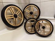 Koła żelowe tylne 12”przednie 10” do wózka Adbor OXV-3D miedziany