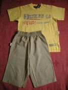 Komplet letni T-shirt + szorty rozmiar 6