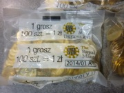 Woreczek menniczy 1 grosz 2013 rok Royal Mint