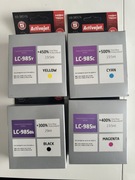 Zestaw Tuszy ACTIVEJET do Brother LC-985Y