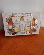 Zestaw Yves Rocher Karite&Lait de Châtaigne, balsam, żel, krem do rąk