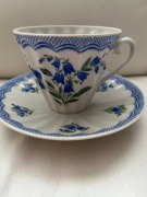 zabytkowe filiżanki do herbaty " dzwonki” Lomonosow.