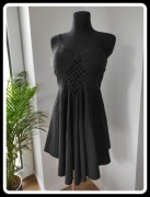 Czarna sukienka / koszulka nocna na ramiączkach 42 XL New Look