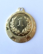 Medal złoto 1 miejsce laur fi 40 mm