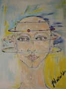 Obraz "Another Galaxy" akryl na płótnie, 60x80 by Joanna Wesolow (ska)