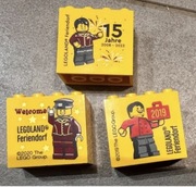 3x Klocek 2x4x3 Promocyjny Lego 30144  Fabrik Feriendorf Deutschland Niemcy