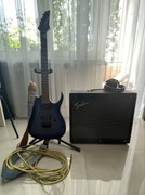 Gitara Ibanez , wzmacniacz Fender mustang GTX,super stan
