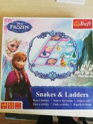 Węże i drabiny gra planszowa z serii Kraina Lodu