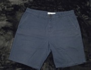 Granatowe Spodenki Chino L
