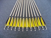 30-35 świerk 30" nr 175 Komplet strzał do łuku strzały strzała drewniana