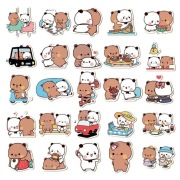 BUBU&DUDU MISIE NAKLEJKI MEGA ZESTAW 200 SZTUK NAKLEJEK BUBU&DUDU INSTAGRAM