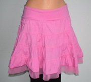 Różowa spódnica falbanki 152/158