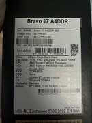 MSI Bravo 17 A4DDR-007