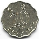 Hong kong 20 c.1998
