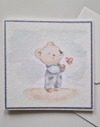 Ręcznie malowana kartka okolicznościowa