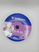 Płyty Verbatim DVD+R DL 8x 8,5 GB – 25 szt., printable