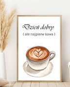 Plakat kawa , format A4 