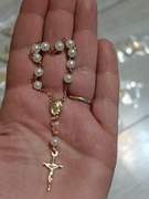 10 szt różaniec dziesiątka podziękowania dla gości komunia chrzest 