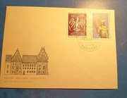 Koperta FDC upamiętniająca Bibliotekę Jagiellońską w Krakowie