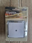 Zaślepka do ramki Biały - Z-1Y/m/00 Impresja