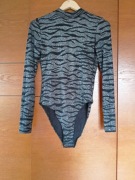 Body H&M rozmiar M czarno srebrne Sylwester Andrzejki