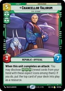 Star Wars: Unlimited - SEC - Chancellor Vallorum (R)