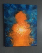 Malarstwo abstrakcyjne "Wewnętrzne Światło" Agnieszki Orleańskiej