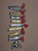 Zestaw blaszek spiningowych 10sztuk 