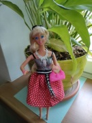 Ubranko dla lalki barbie zestaw 6 częściowy 