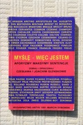 Myślę, więc jestem Aforyzmy Maksymy Sentencje C. i J. Glenskowie