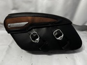 KUFER BOCZNY LEWY ORG. HARLEY ROAD KING 105th ANNIVERSARY BLACK AND GOLD