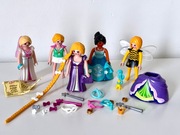 Playmobil - księżniczki: Roszpunka, wróżka, panna młoda + akcesoria