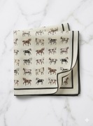 Elegancka Apaszka w Konie – Styl Old Money – NOWA (Bawełna i Wiskoza)