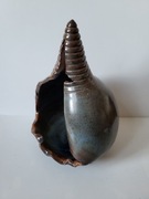 Ceramiczna muszla, dekoracja, ozdoba, vintage