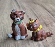 Figurki gumowe PRL koty Aristocats figurka kot retro vintage 