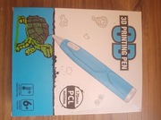 Długopis 3D  różowy i żółty 