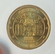 AUSRTIA 20 CENTÓW 2009 - HOLDER