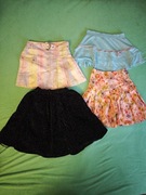 Zestaw spódniczek dla dziewczynki rozmiar 146 różnokolorowe