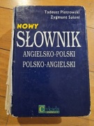 nowy słownik angielsko-polski polski-angielski Tadeusz Piotrowski Z. Saloni