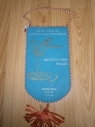 Proporczyk sportowy MP łyżwiarstwo 1976