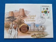Koperta numizmatyczna United Arab Emirates 