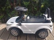 Range Rover... biały jeździk ze schowkiem