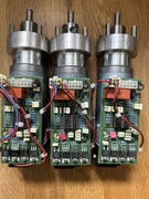 3x silnik z reduktorem i enkoderem