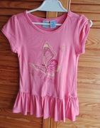 Sukienka różowa z falbank