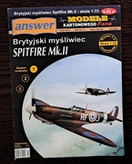 MODELE KARTONOWEGO Fana Nr.1-2/2005 - Myśliwiec SPITFIRE Mk.II