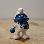 Schleich smerf smurf marynarz figurka unikat model wycofany z 1984 r.