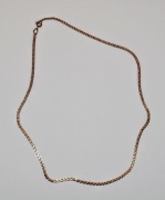 Złoty łańcuszek-podwójny splot, próba złota:585, waga-3,53g, dł. 40cm
