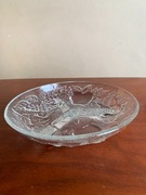 Kryształowy Talerzyk z przegródkami - Vintage PRL